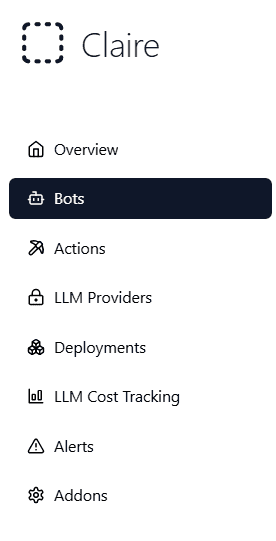 Navigate to Bots