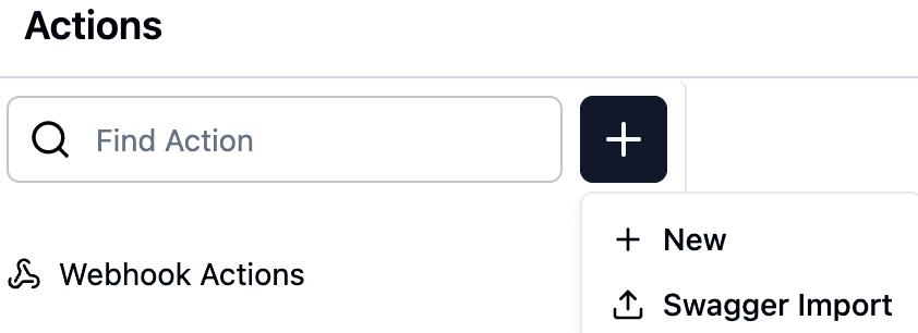 Click the '+' Button